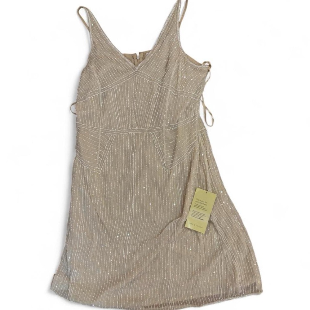 Adrianna Papell Ivory Beaded Evening dress